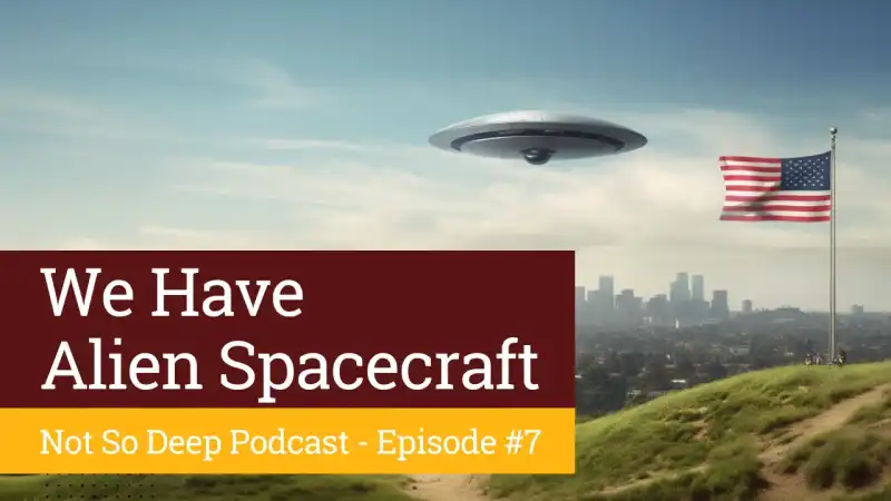 Thumbnail for the podcast episode titled We have Alien Spacecraft, but so does Russia and China